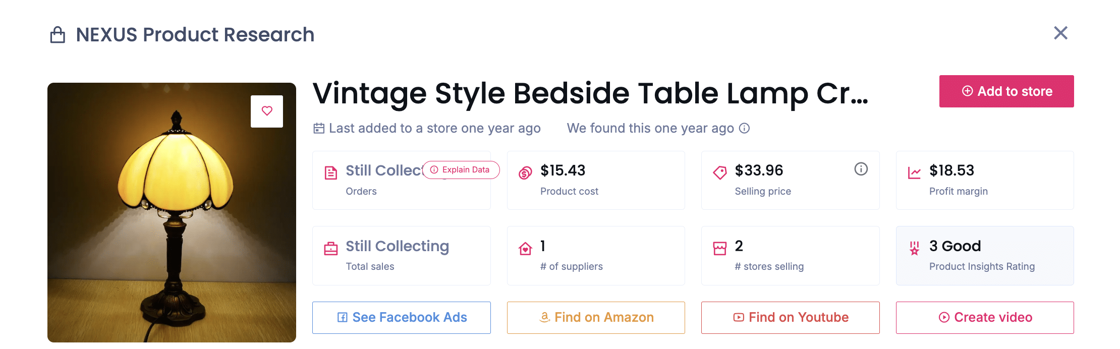 Vintage-style desk lamps